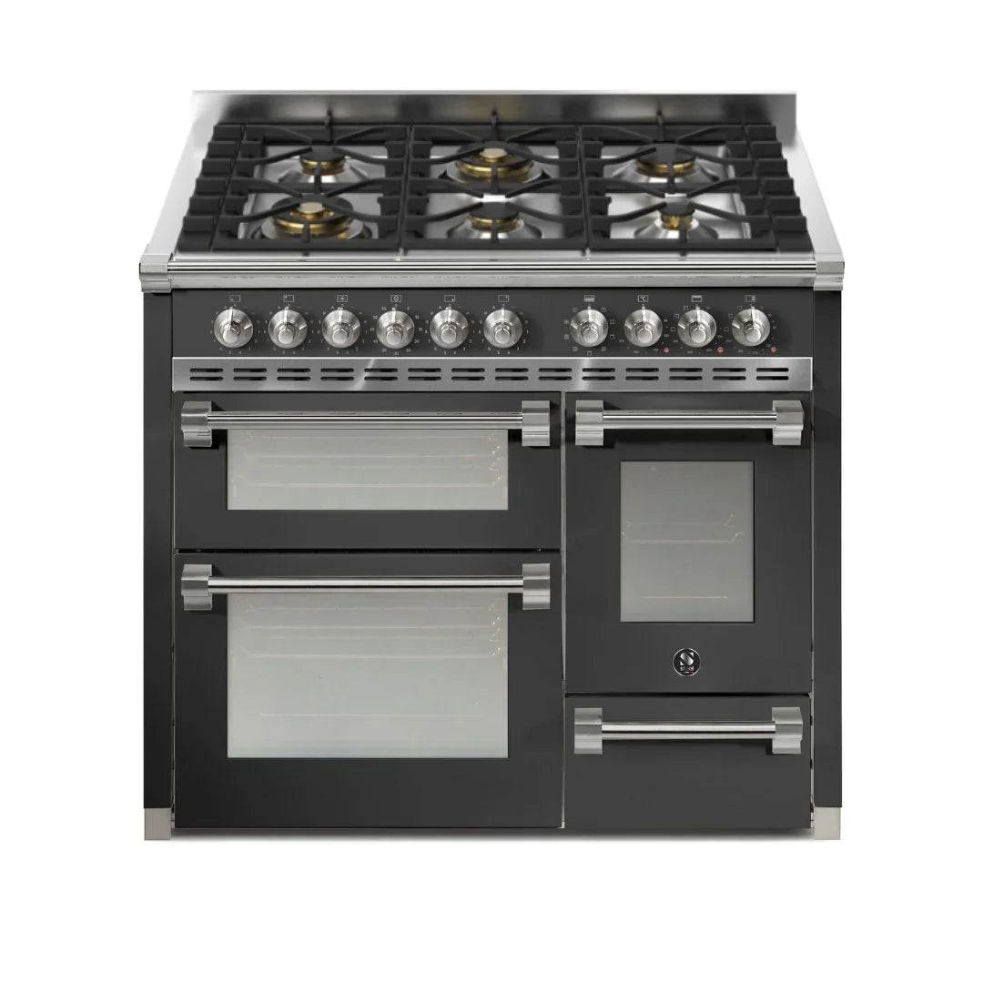 STEEL Cucine Ascot 100/3 - Gas Fuel - Carvers Interiors - Cookers and Bathroom Showroom Wolverhampton
