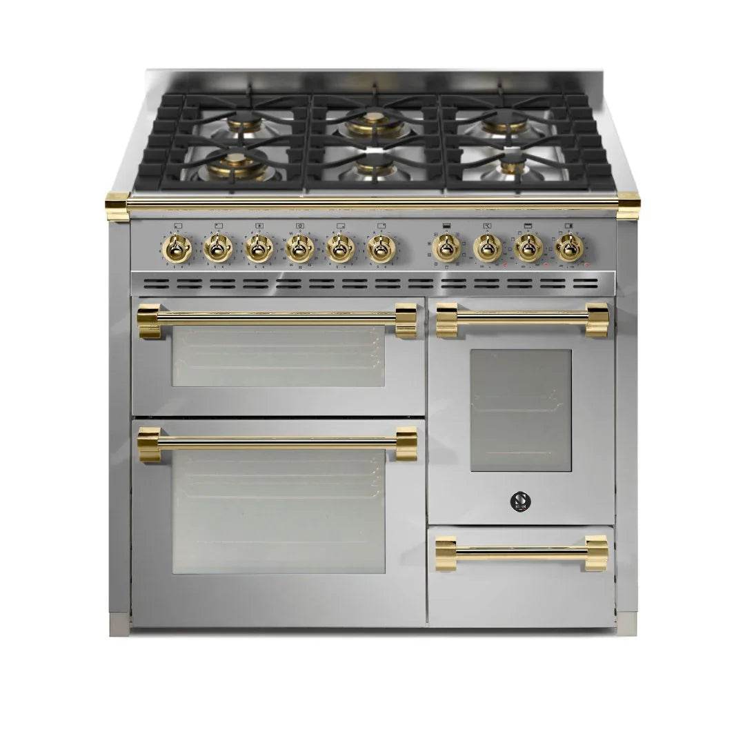 STEEL Cucine Ascot 100/3 - Gas Fuel - Carvers Interiors - Cookers and Bathroom Showroom Wolverhampton