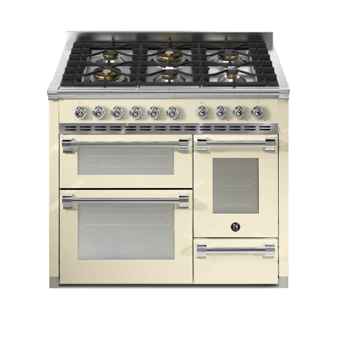 STEEL Cucine Ascot 100/3 - Gas Fuel - Carvers Interiors - Cookers and Bathroom Showroom Wolverhampton