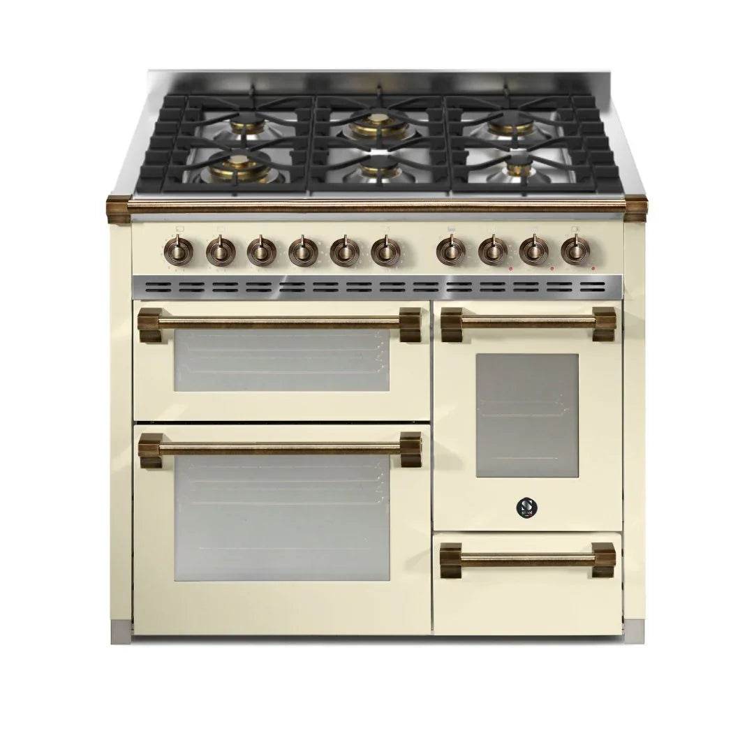 STEEL Cucine Ascot 100/3 - Gas Fuel - Carvers Interiors - Cookers and Bathroom Showroom Wolverhampton