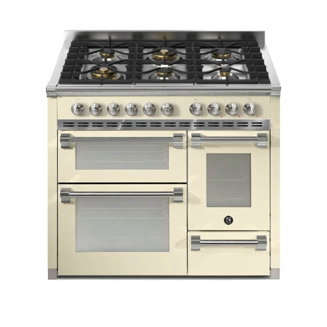 STEEL Cucine Ascot 100/3 - Gas Fuel - Carvers Interiors - Cookers and Bathroom Showroom Wolverhampton