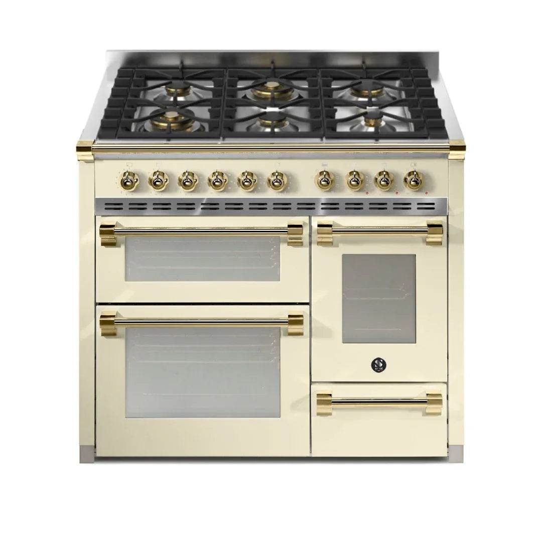 STEEL Cucine Ascot 100/3 - Gas Fuel - Carvers Interiors - Cookers and Bathroom Showroom Wolverhampton