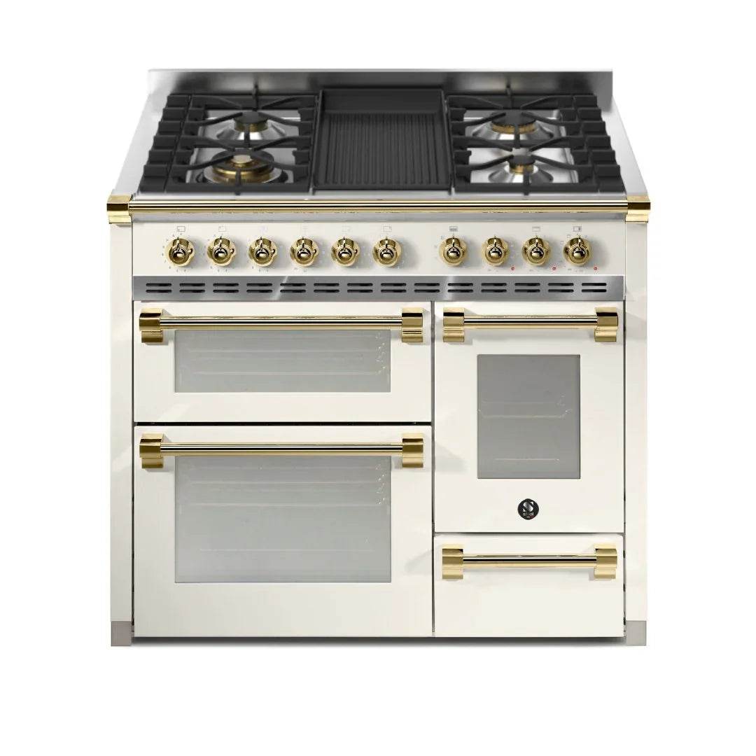 STEEL Cucine Ascot 100/3 - Mixed Hobs - Carvers Interiors - Cookers and Bathroom Showroom Wolverhampton