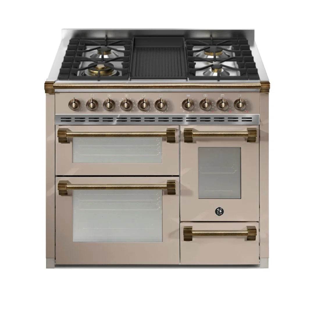 STEEL Cucine Ascot 100/3 - Mixed Hobs - Carvers Interiors - Cookers and Bathroom Showroom Wolverhampton