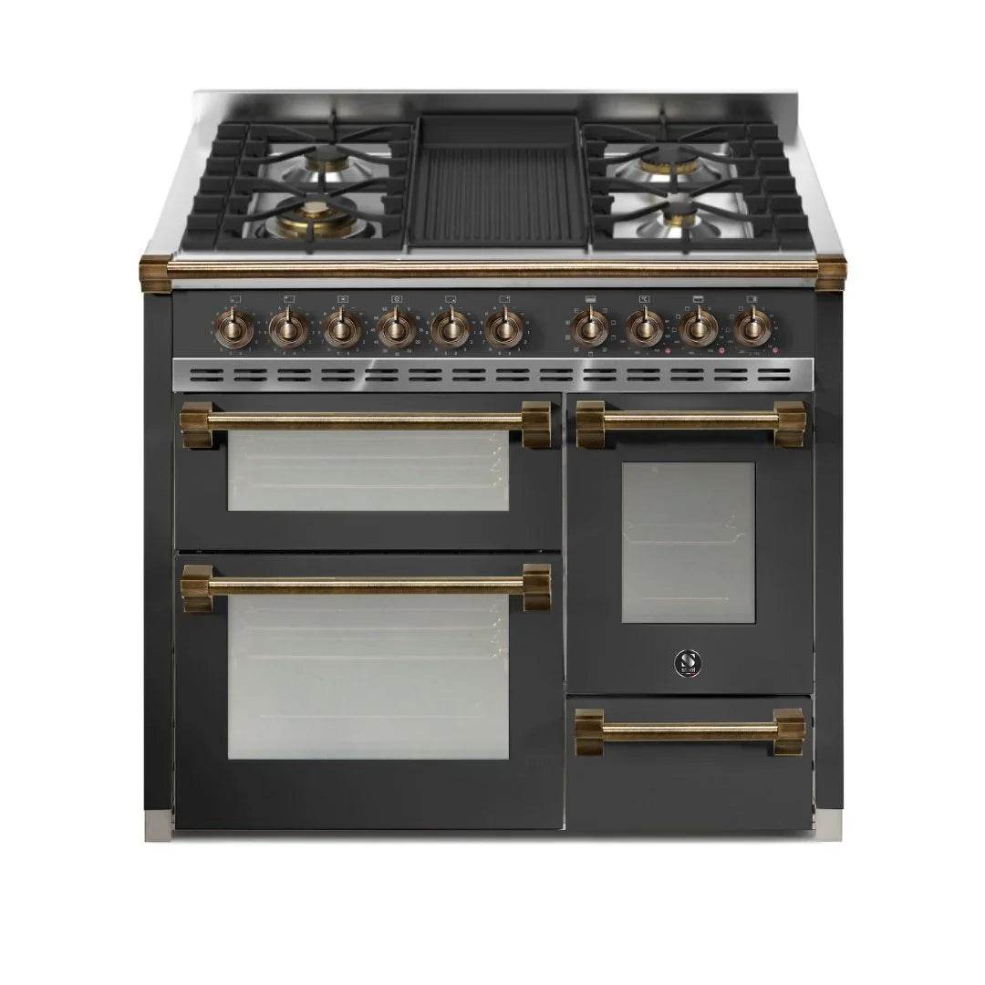 STEEL Cucine Ascot 100/3 - Mixed Hobs - Carvers Interiors - Cookers and Bathroom Showroom Wolverhampton