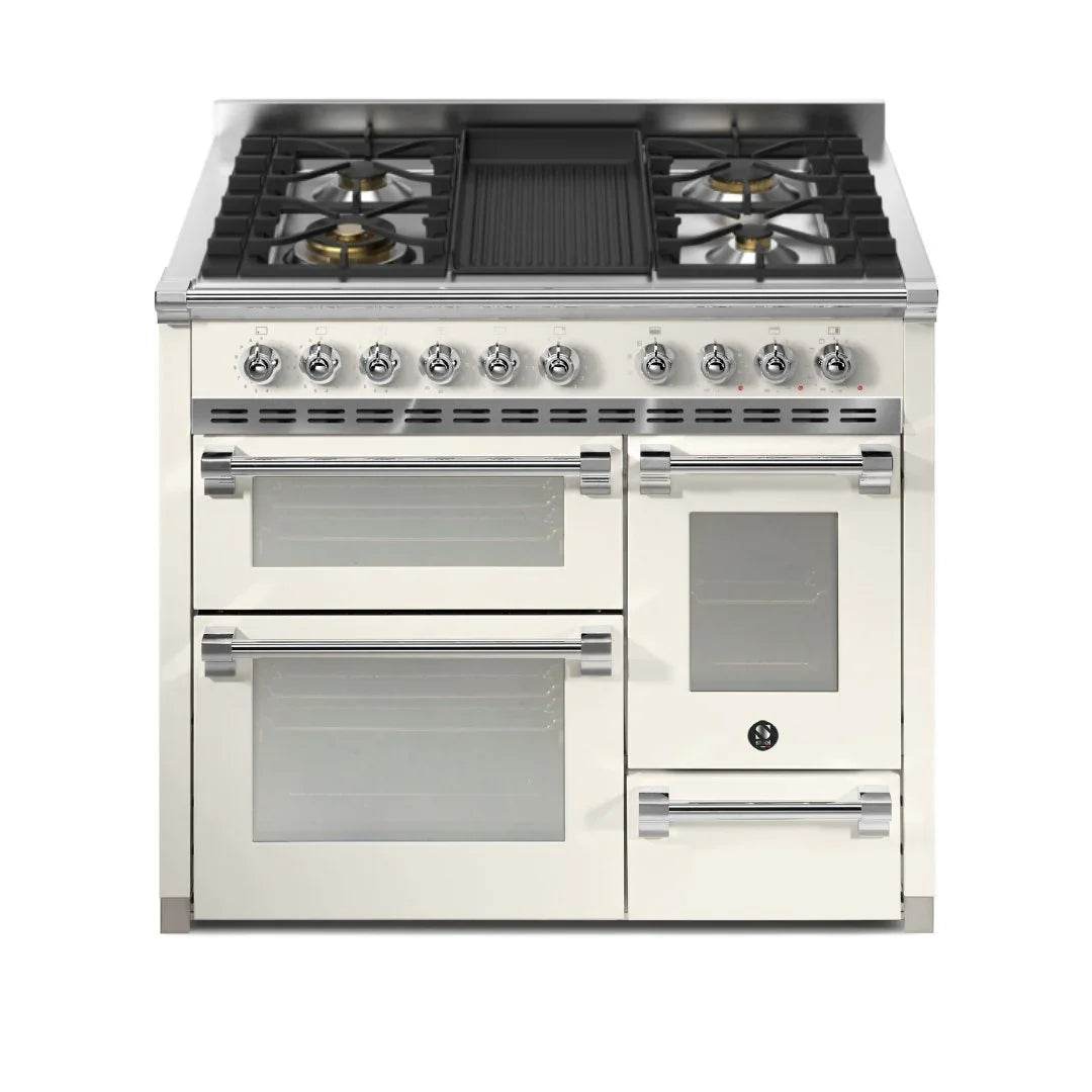 STEEL Cucine Ascot 100/3 - Mixed Hobs - Carvers Interiors - Cookers and Bathroom Showroom Wolverhampton