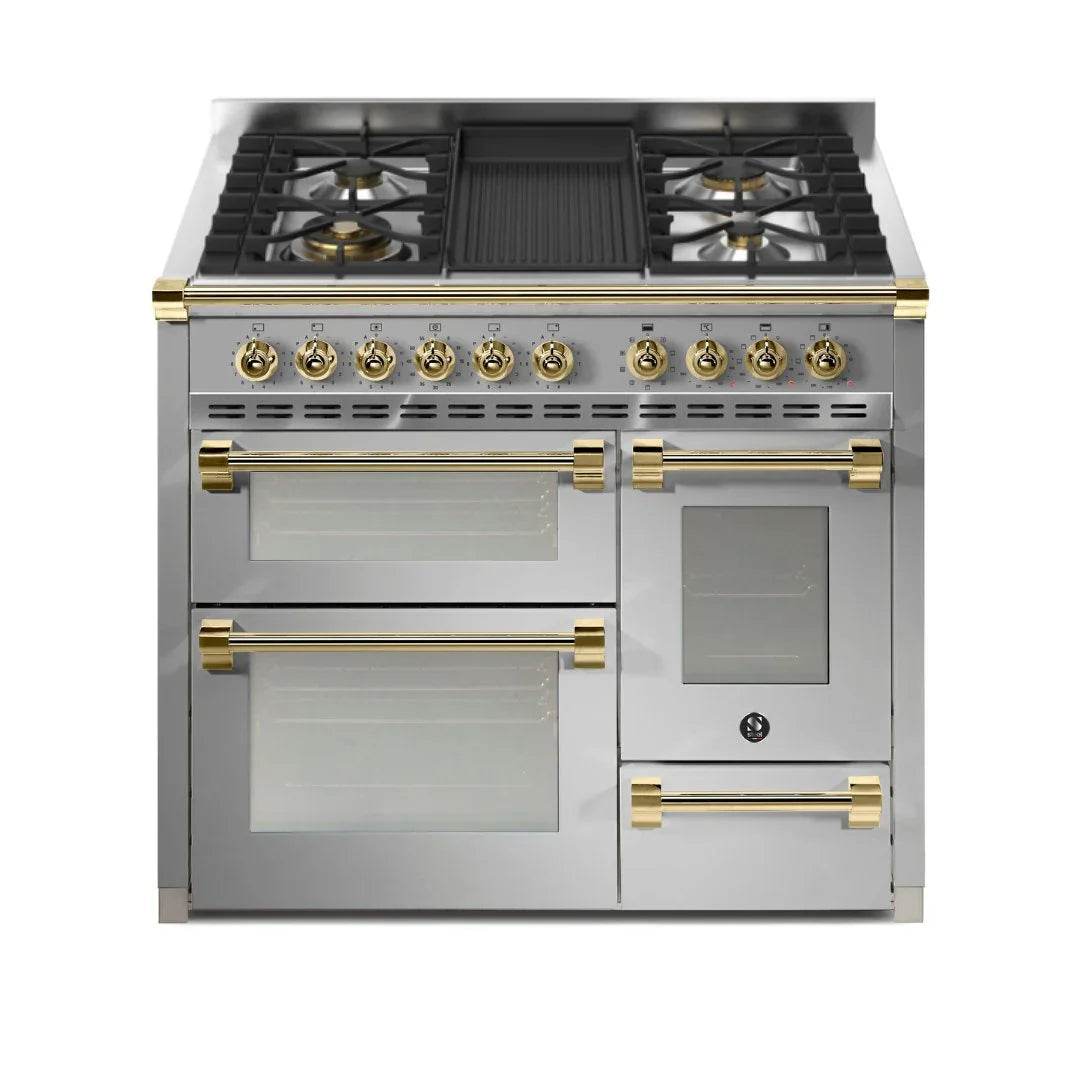 STEEL Cucine Ascot 100/3 - Mixed Hobs - Carvers Interiors - Cookers and Bathroom Showroom Wolverhampton