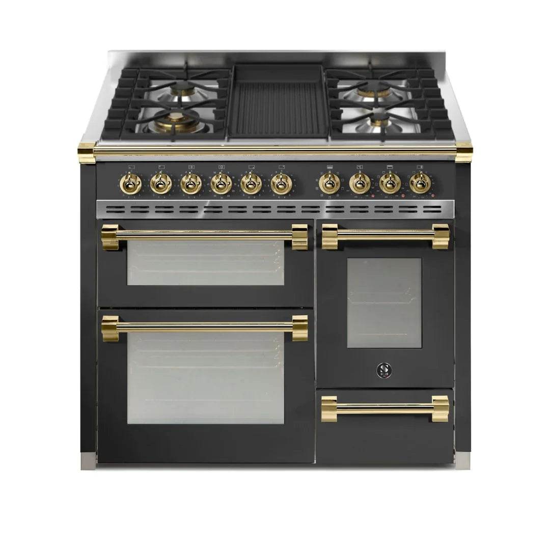 STEEL Cucine Ascot 100/3 - Mixed Hobs - Carvers Interiors - Cookers and Bathroom Showroom Wolverhampton
