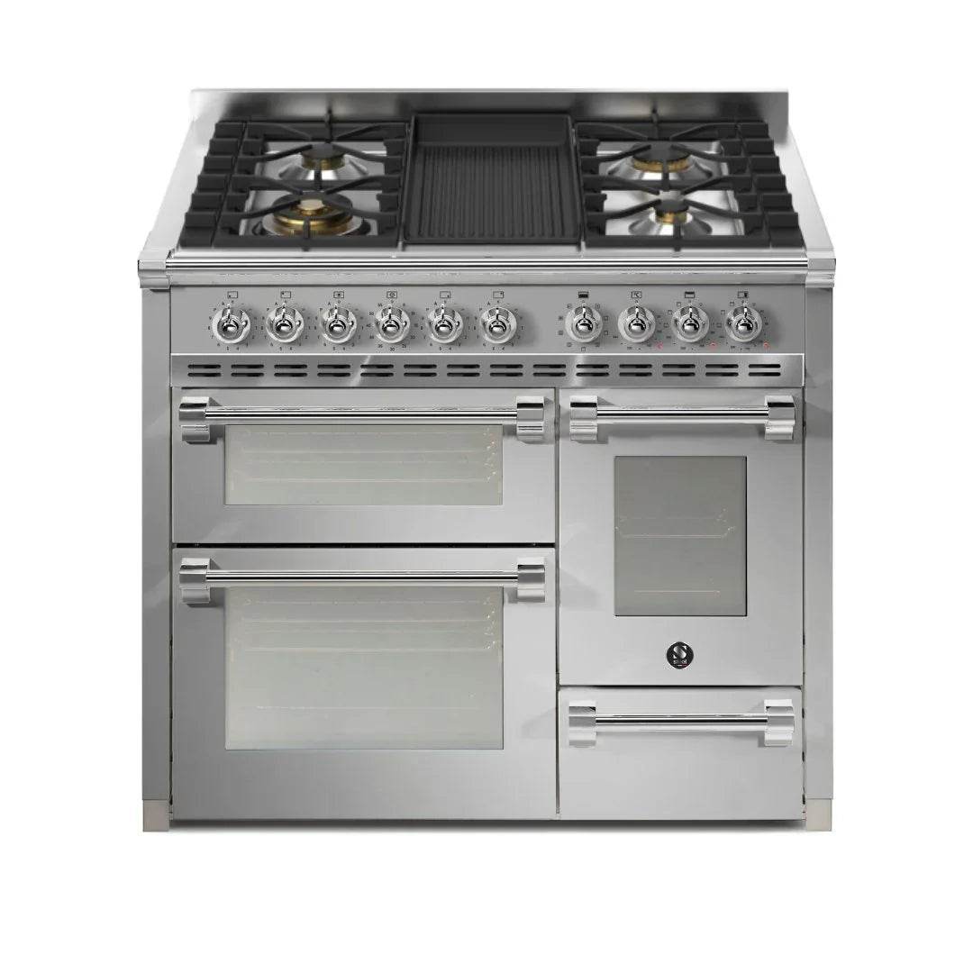 STEEL Cucine Ascot 100/3 - Mixed Hobs - Carvers Interiors - Cookers and Bathroom Showroom Wolverhampton