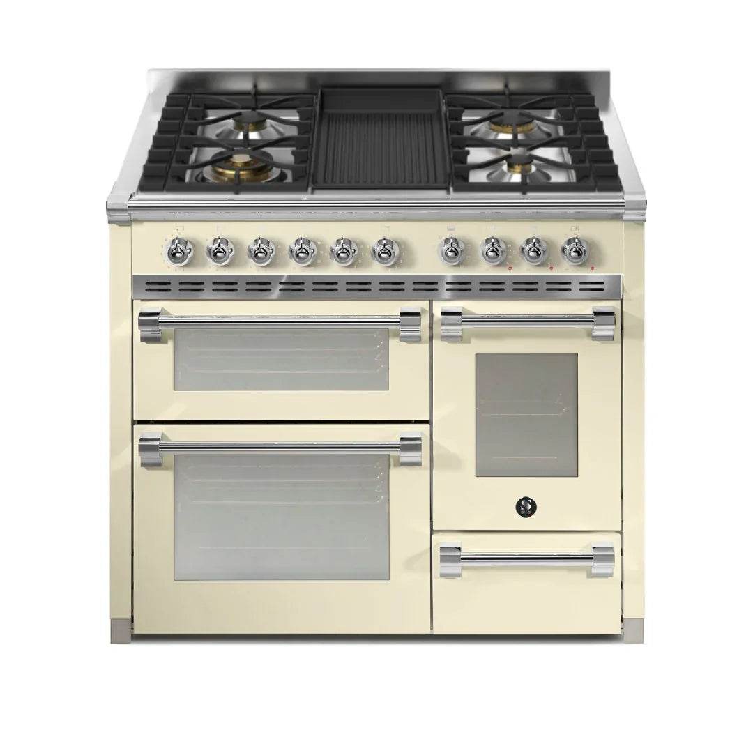 STEEL Cucine Ascot 100/3 - Mixed Hobs - Carvers Interiors - Cookers and Bathroom Showroom Wolverhampton