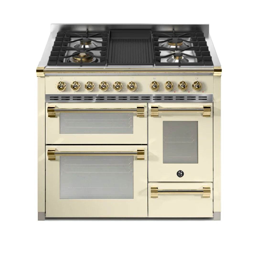 STEEL Cucine Ascot 100/3 - Mixed Hobs - Carvers Interiors - Cookers and Bathroom Showroom Wolverhampton