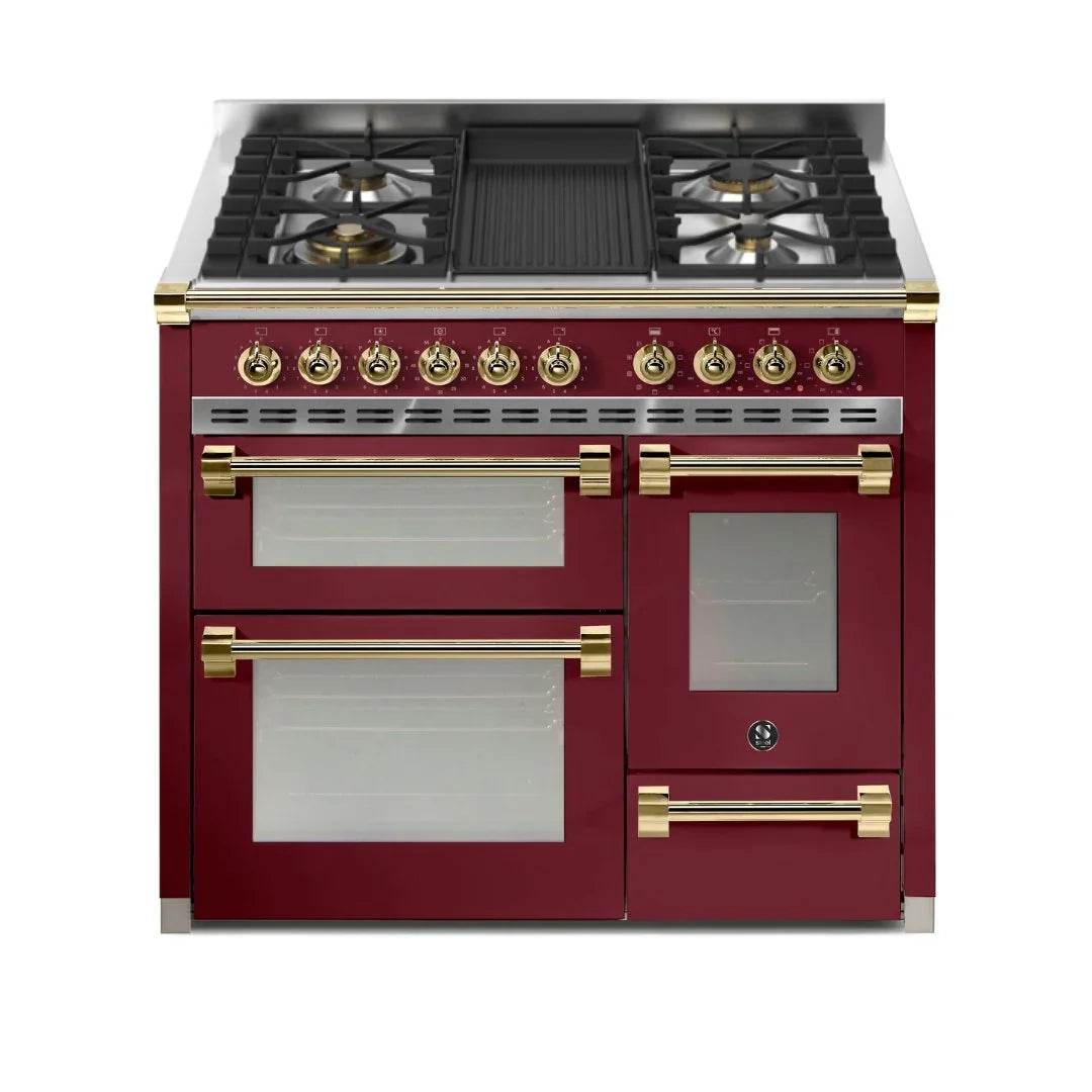 STEEL Cucine Ascot 100/3 - Mixed Hobs - Carvers Interiors - Cookers and Bathroom Showroom Wolverhampton