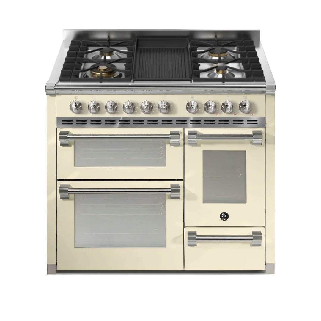 STEEL Cucine Ascot 100/3 - Mixed Hobs - Carvers Interiors - Cookers and Bathroom Showroom Wolverhampton
