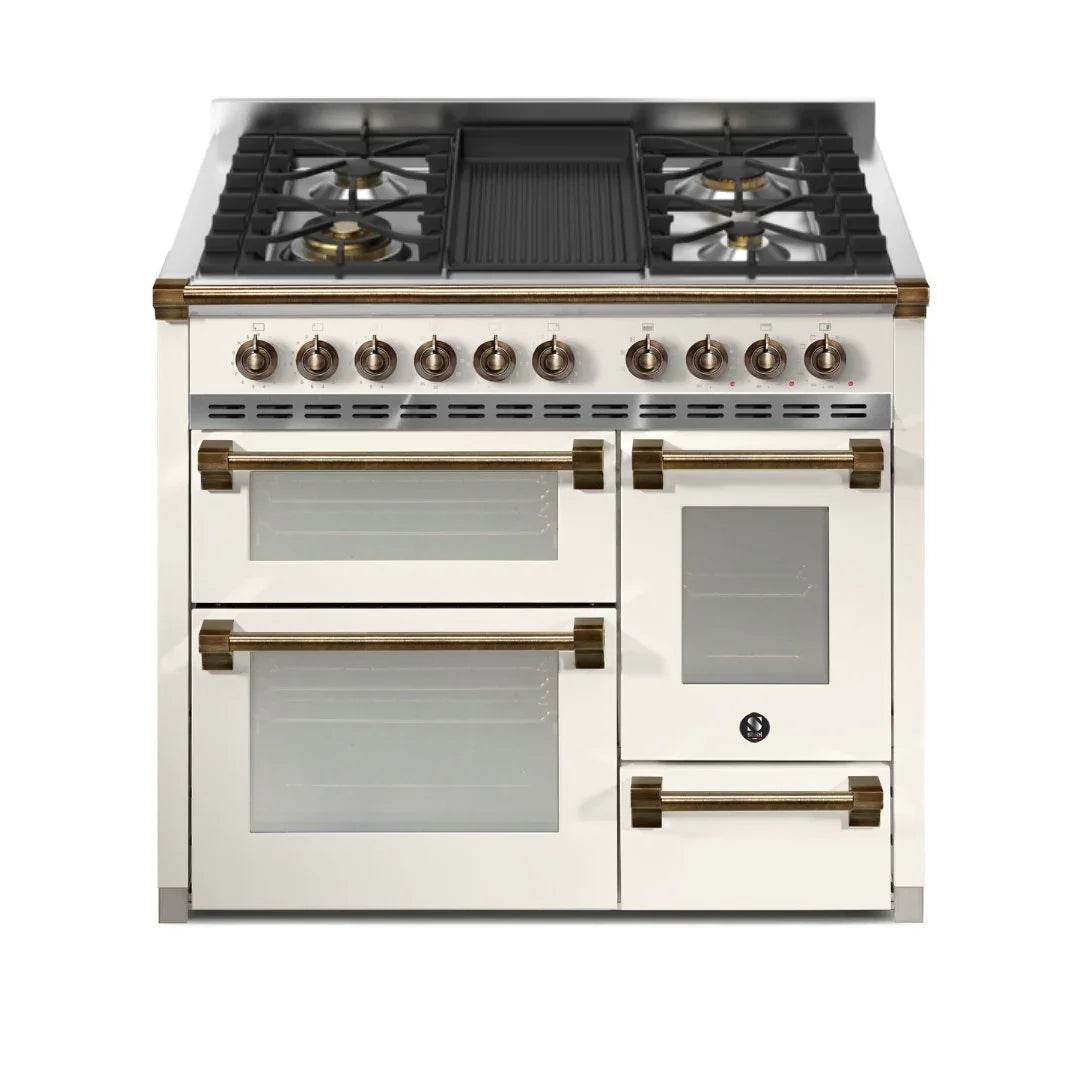 STEEL Cucine Ascot 100/3 - Mixed Hobs - Carvers Interiors - Cookers and Bathroom Showroom Wolverhampton