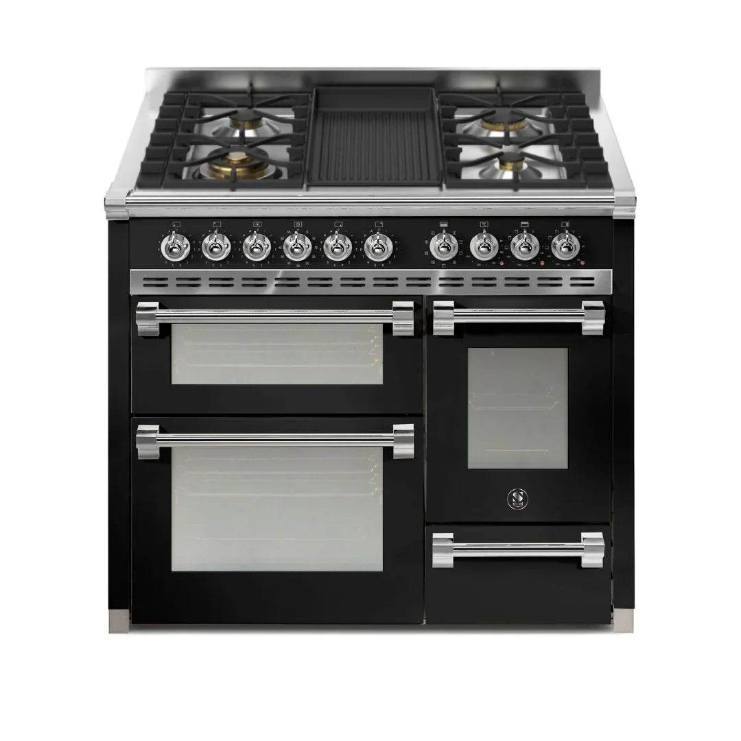 STEEL Cucine Ascot 100/3 - Mixed Hobs - Carvers Interiors - Cookers and Bathroom Showroom Wolverhampton