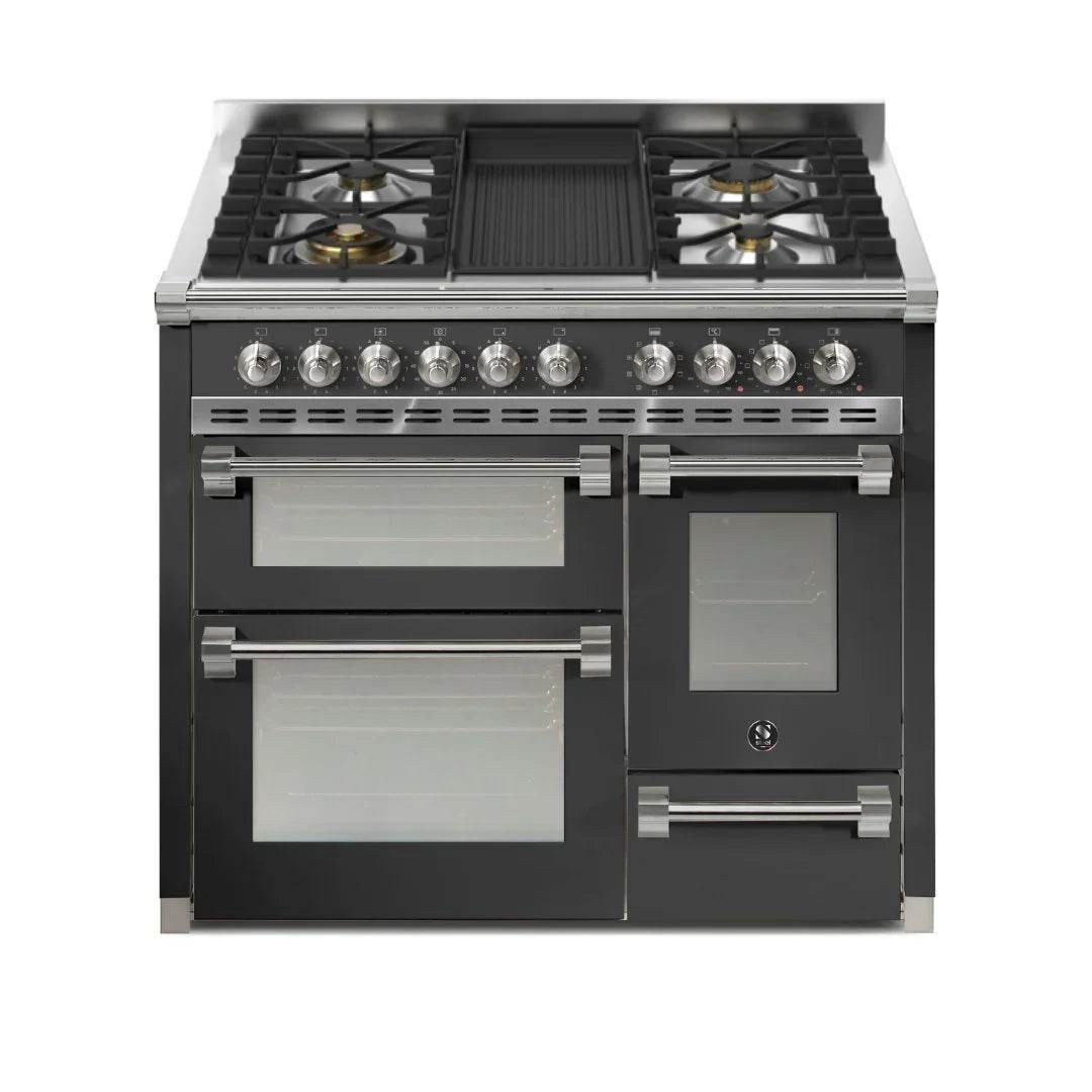 STEEL Cucine Ascot 100/3 - Mixed Hobs - Carvers Interiors - Cookers and Bathroom Showroom Wolverhampton