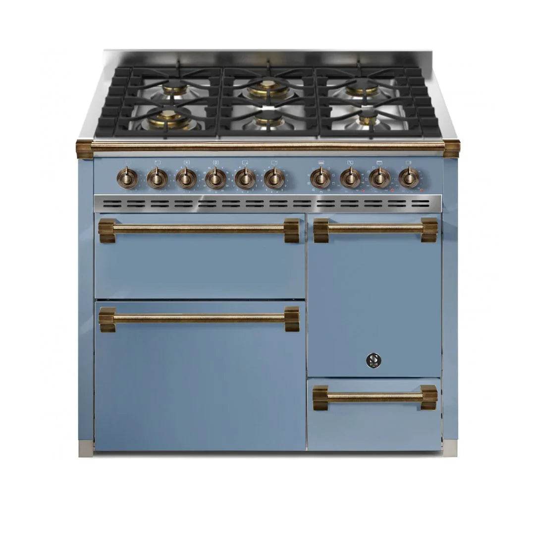 STEEL Cucine Ascot 100/3 - Solid Door - Gas Fuel - Carvers Interiors - Cookers and Bathroom Showroom Wolverhampton