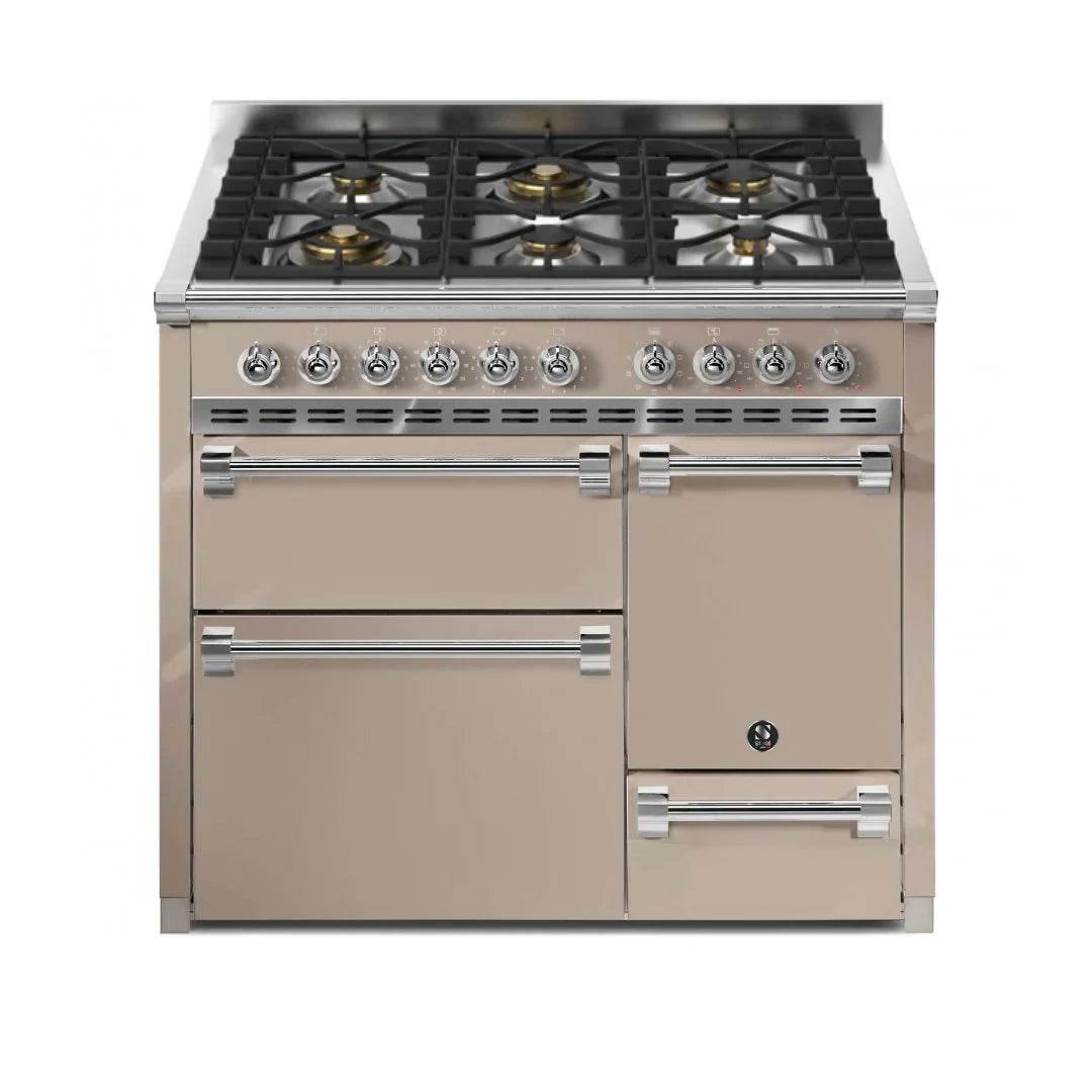 STEEL Cucine Ascot 100/3 - Solid Door - Gas Fuel - Carvers Interiors - Cookers and Bathroom Showroom Wolverhampton