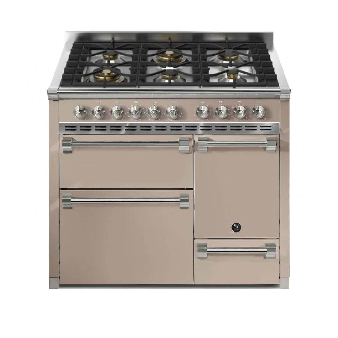 STEEL Cucine Ascot 100/3 - Solid Door - Gas Fuel - Carvers Interiors - Cookers and Bathroom Showroom Wolverhampton