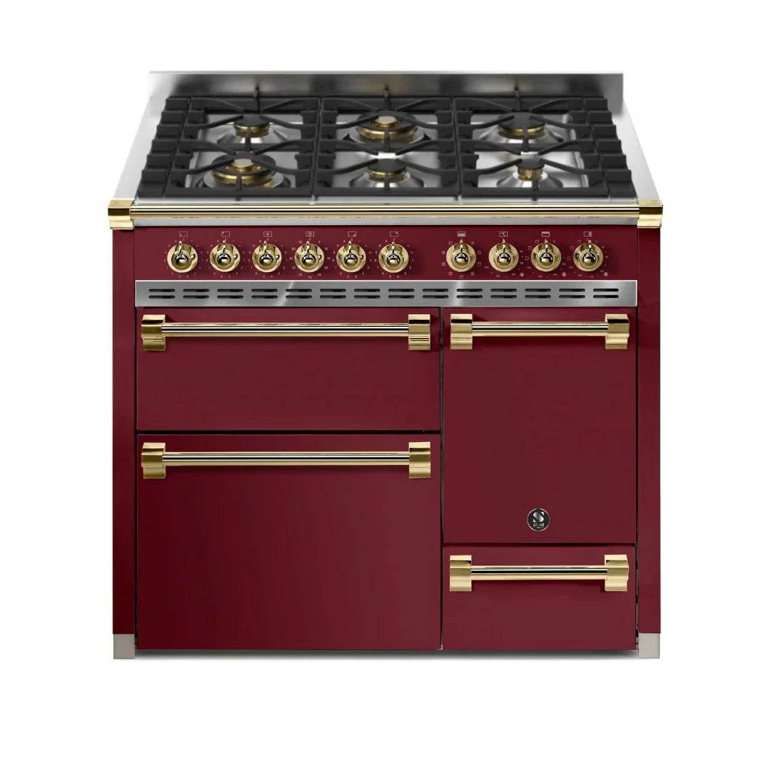 STEEL Cucine Ascot 100/3 - Solid Door - Gas Fuel - Carvers Interiors - Cookers and Bathroom Showroom Wolverhampton