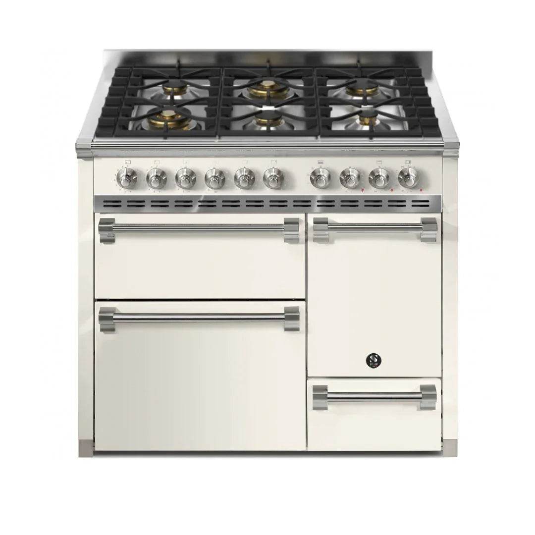 STEEL Cucine Ascot 100/3 - Solid Door - Gas Fuel - Carvers Interiors - Cookers and Bathroom Showroom Wolverhampton