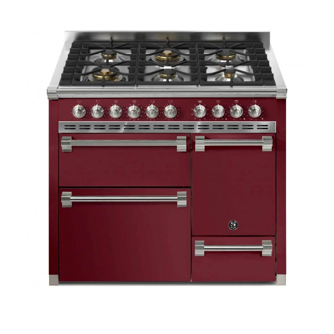 STEEL Cucine Ascot 100/3 - Solid Door - Gas Fuel - Carvers Interiors - Cookers and Bathroom Showroom Wolverhampton
