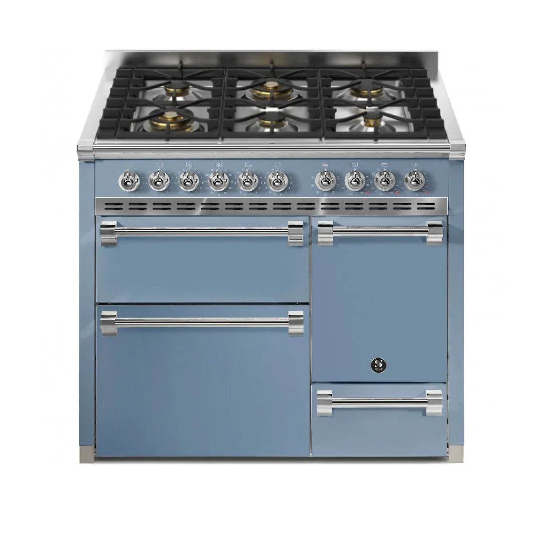 STEEL Cucine Ascot 100/3 - Solid Door - Gas Fuel - Carvers Interiors - Cookers and Bathroom Showroom Wolverhampton