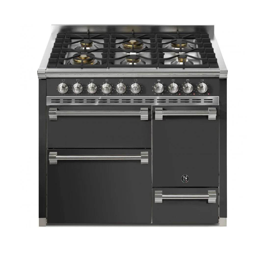 STEEL Cucine Ascot 100/3 - Solid Door - Gas Fuel - Carvers Interiors - Cookers and Bathroom Showroom Wolverhampton