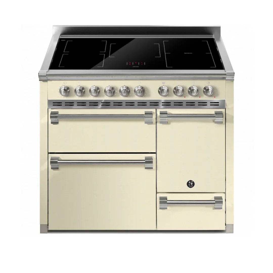 STEEL Cucine Ascot 100/3 - Solid Door - Induction - Carvers Interiors - Cookers and Bathroom Showroom Wolverhampton