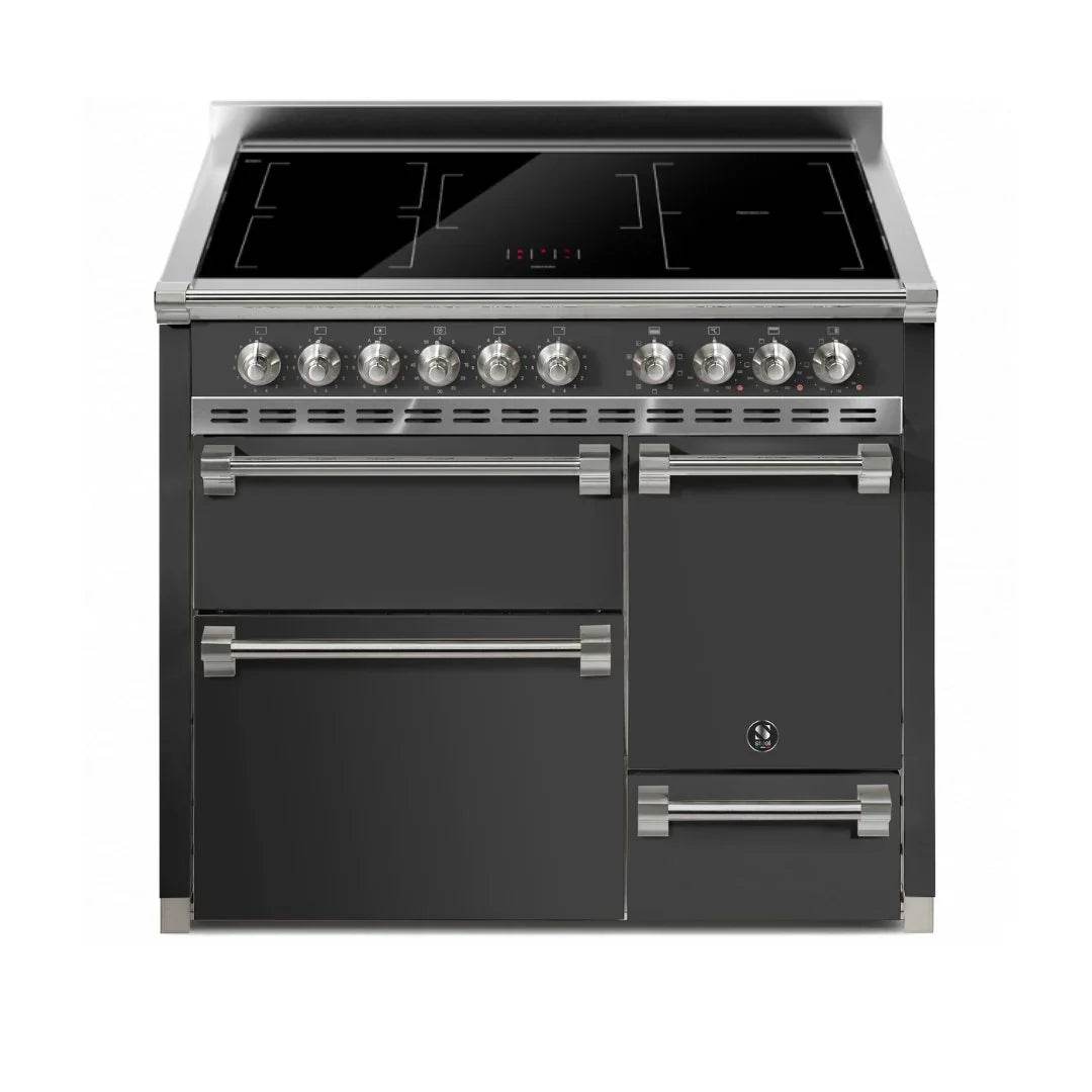 STEEL Cucine Ascot 100/3 - Solid Door - Induction - Carvers Interiors - Cookers and Bathroom Showroom Wolverhampton
