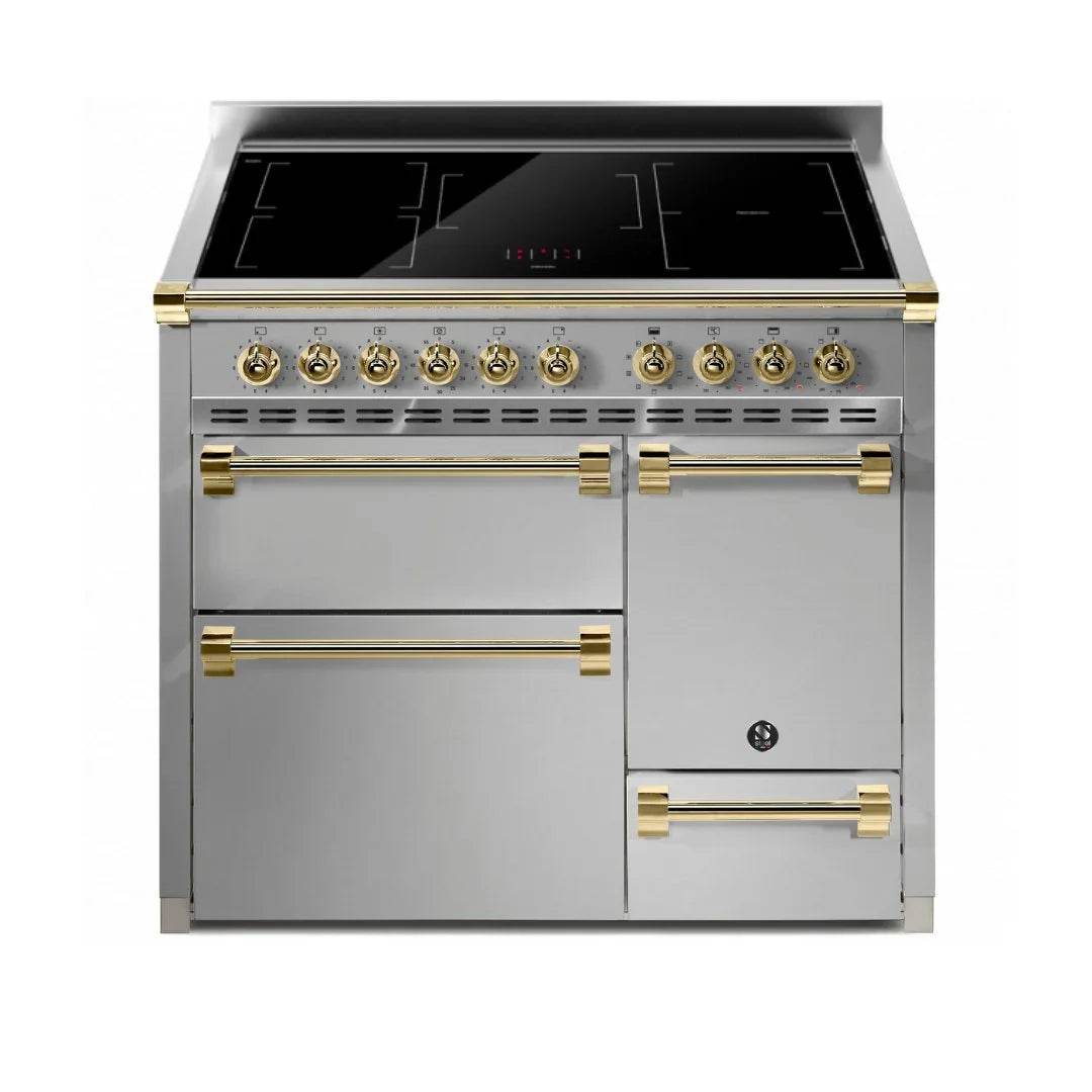 STEEL Cucine Ascot 100/3 - Solid Door - Induction - Carvers Interiors - Cookers and Bathroom Showroom Wolverhampton