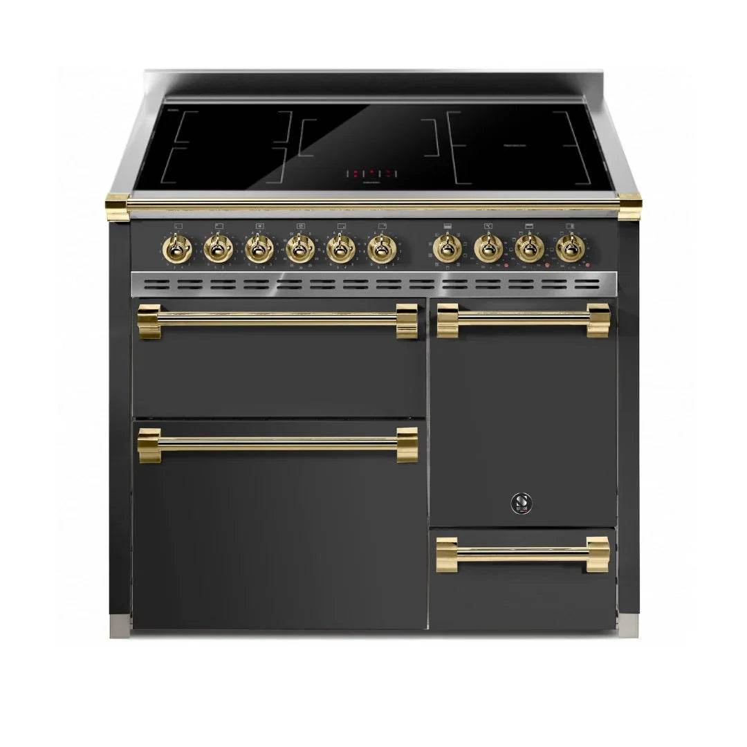 STEEL Cucine Ascot 100/3 - Solid Door - Induction - Carvers Interiors - Cookers and Bathroom Showroom Wolverhampton