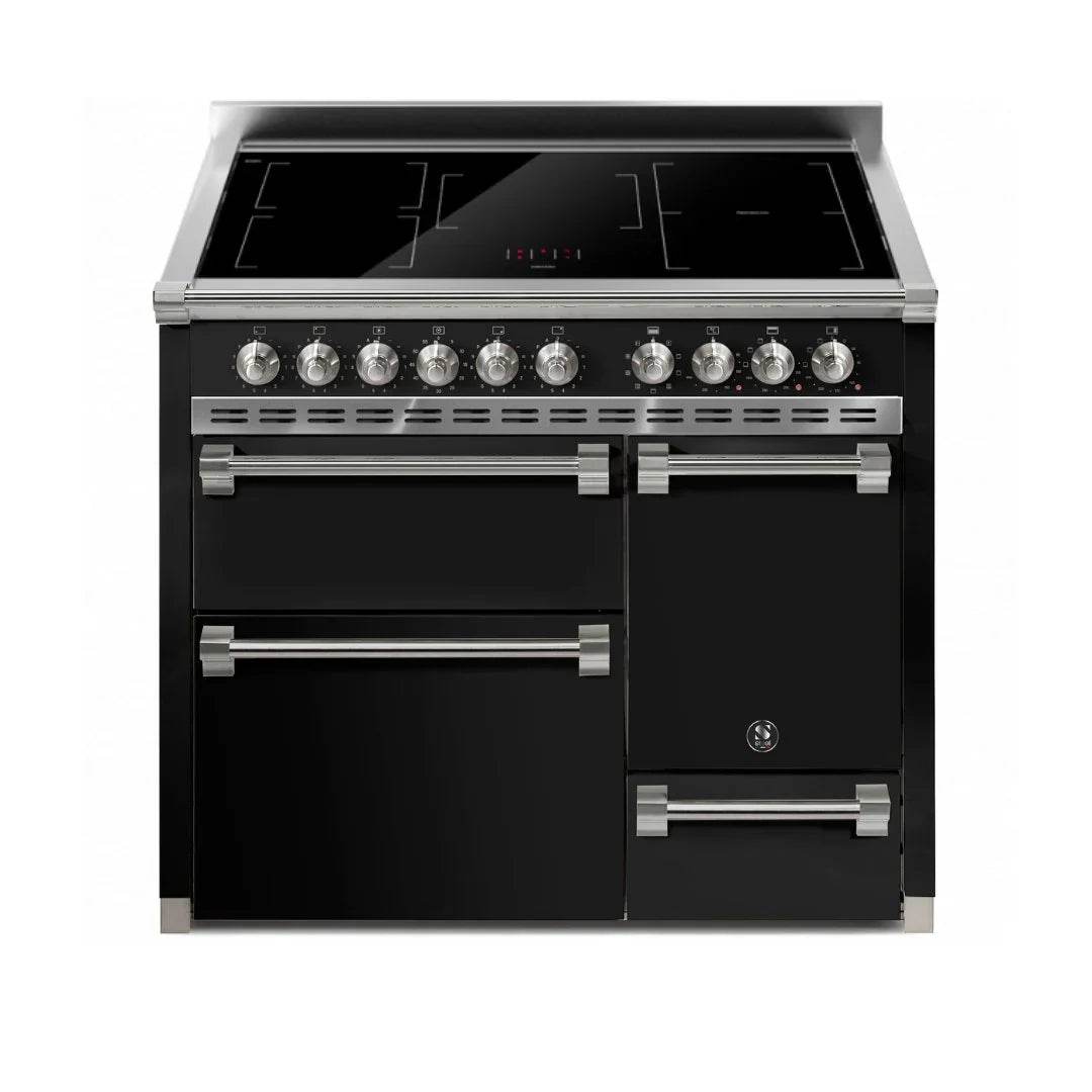 STEEL Cucine Ascot 100/3 - Solid Door - Induction - Carvers Interiors - Cookers and Bathroom Showroom Wolverhampton