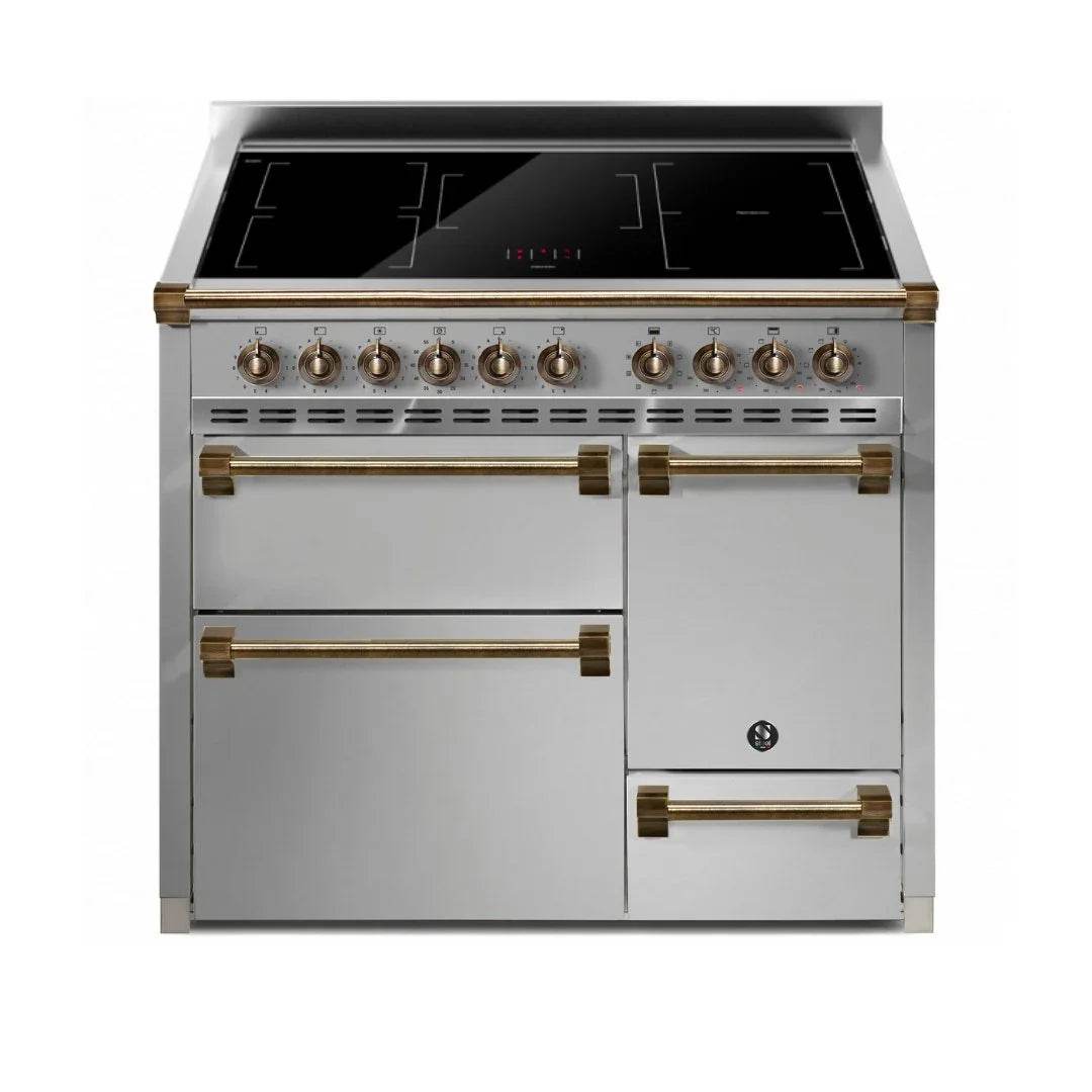 STEEL Cucine Ascot 100/3 - Solid Door - Induction - Carvers Interiors - Cookers and Bathroom Showroom Wolverhampton