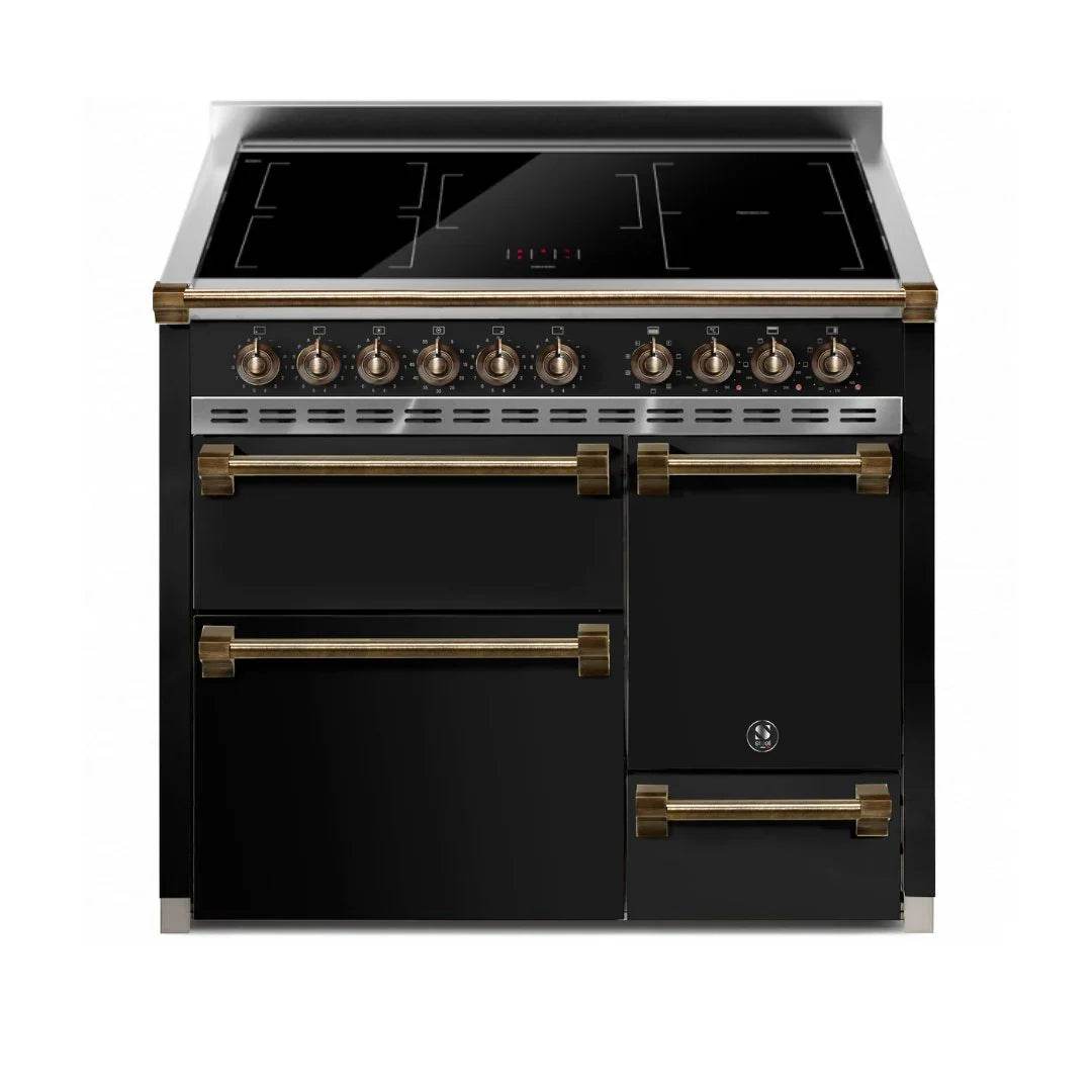 STEEL Cucine Ascot 100/3 - Solid Door - Induction - Carvers Interiors - Cookers and Bathroom Showroom Wolverhampton