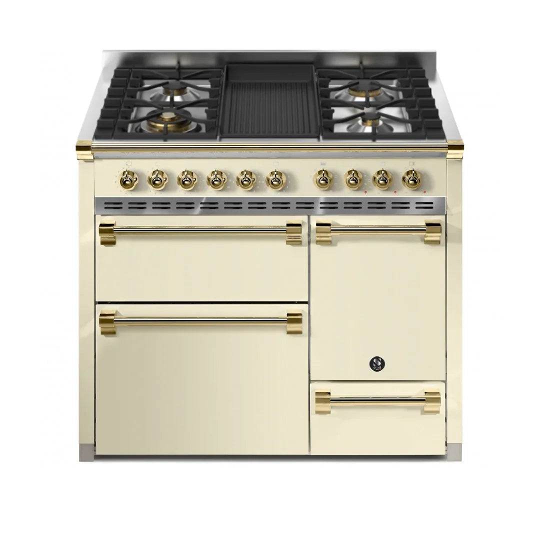 STEEL Cucine Ascot 100/3 - Solid Door - Mixed Hobs - Carvers Interiors - Cookers and Bathroom Showroom Wolverhampton