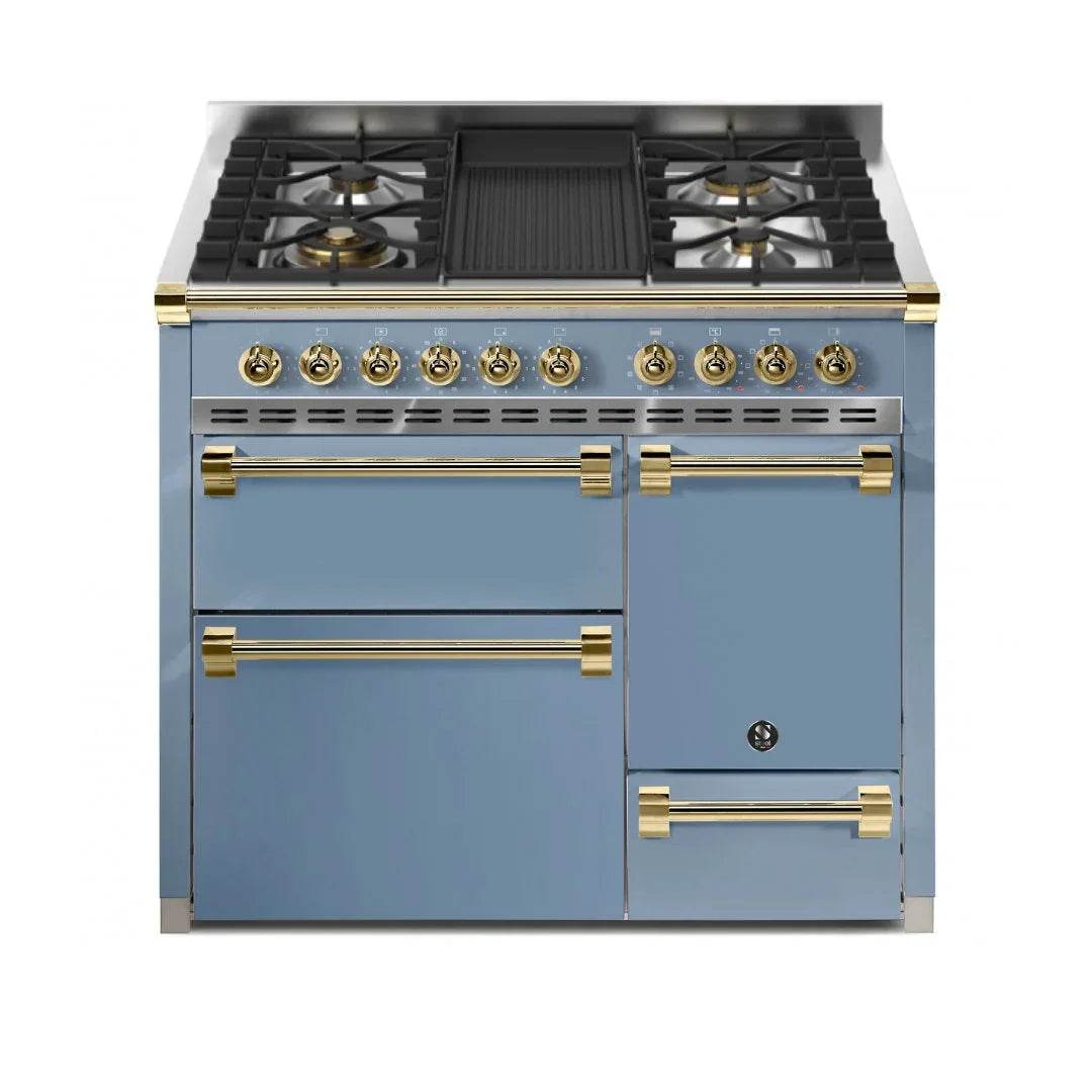 STEEL Cucine Ascot 100/3 - Solid Door - Mixed Hobs - Carvers Interiors - Cookers and Bathroom Showroom Wolverhampton