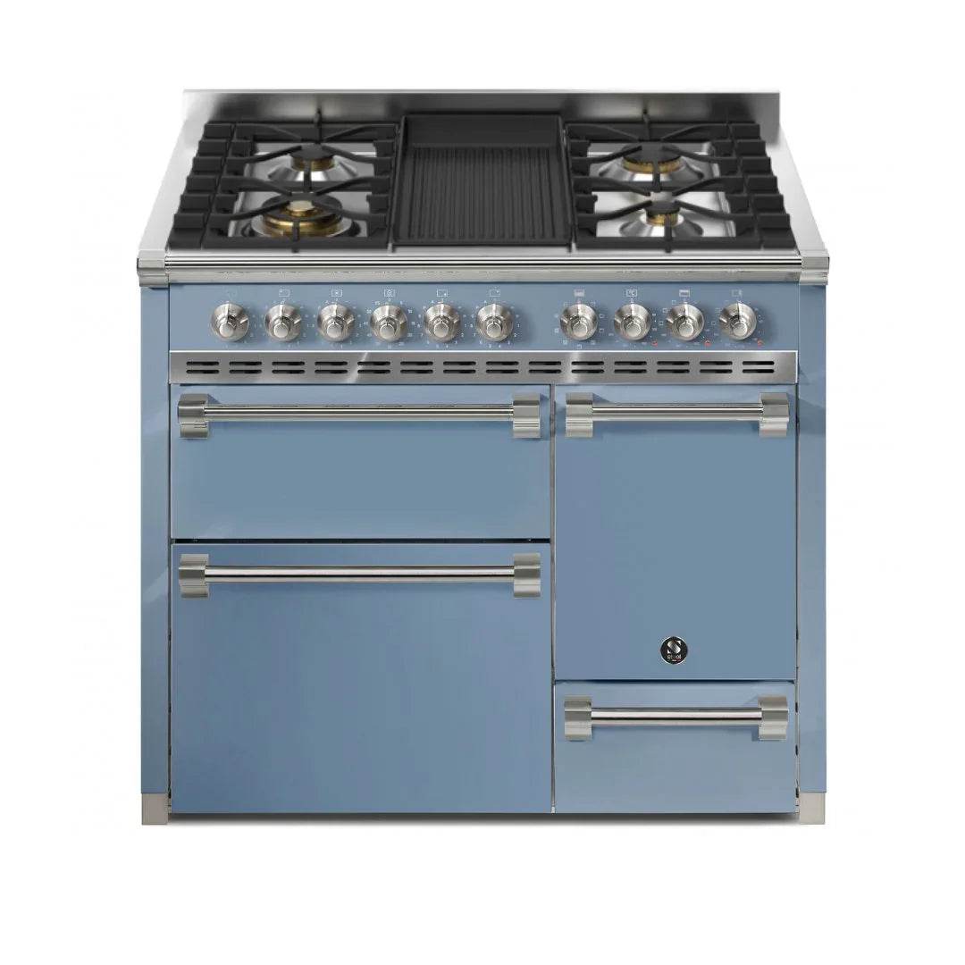 STEEL Cucine Ascot 100/3 - Solid Door - Mixed Hobs - Carvers Interiors - Cookers and Bathroom Showroom Wolverhampton