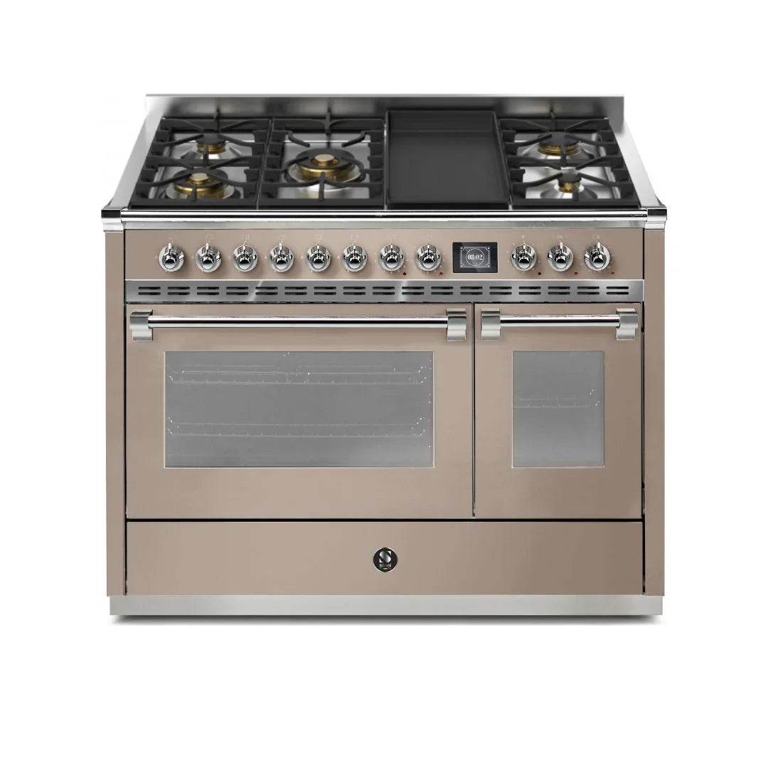 STEEL Cucine Ascot 120 cm - 5 Burners - Gas Fuel - Carvers Interiors - Cookers and Bathroom Showroom Wolverhampton