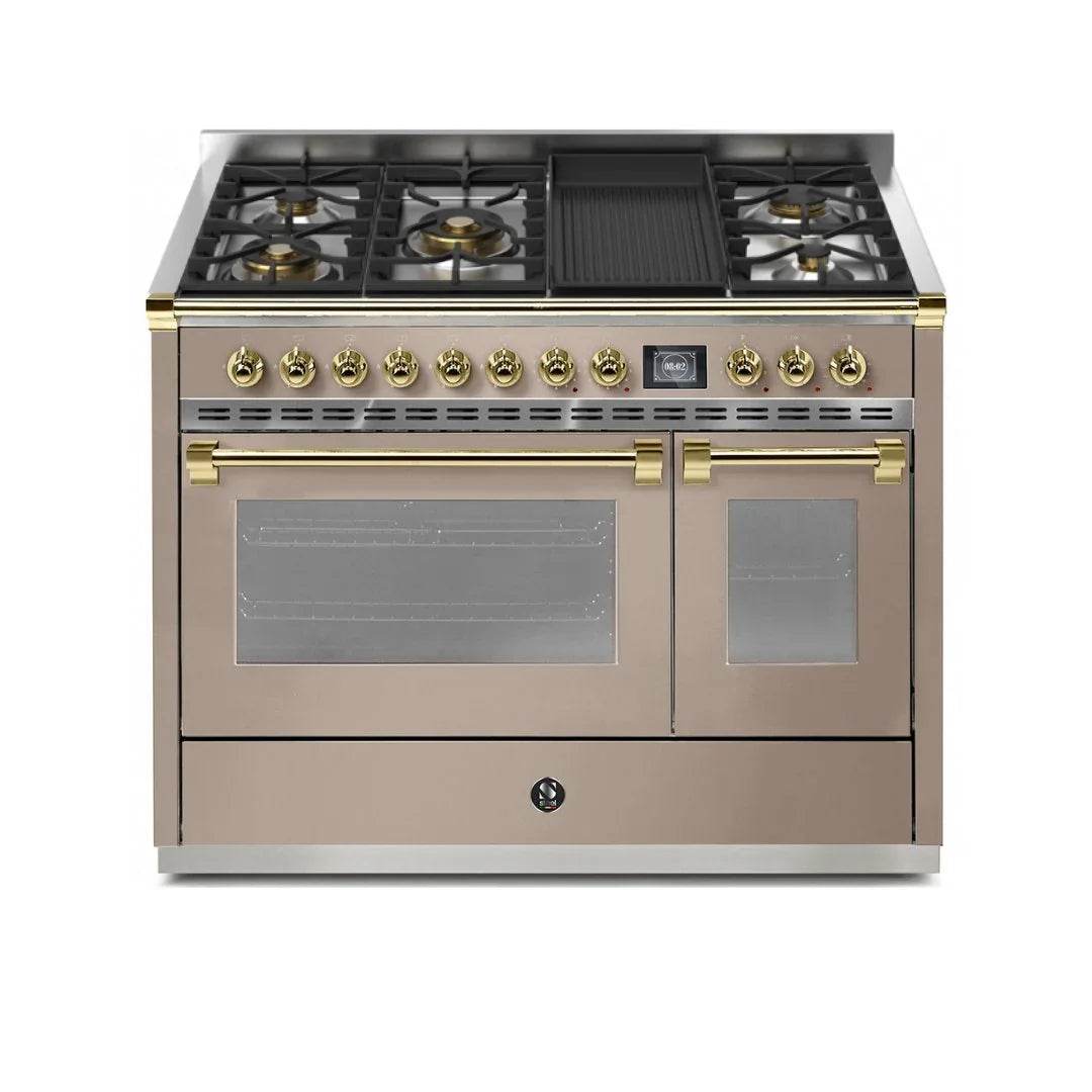 STEEL Cucine Ascot 120 cm - 5 Burners - Gas Fuel - Carvers Interiors - Steel Cucine