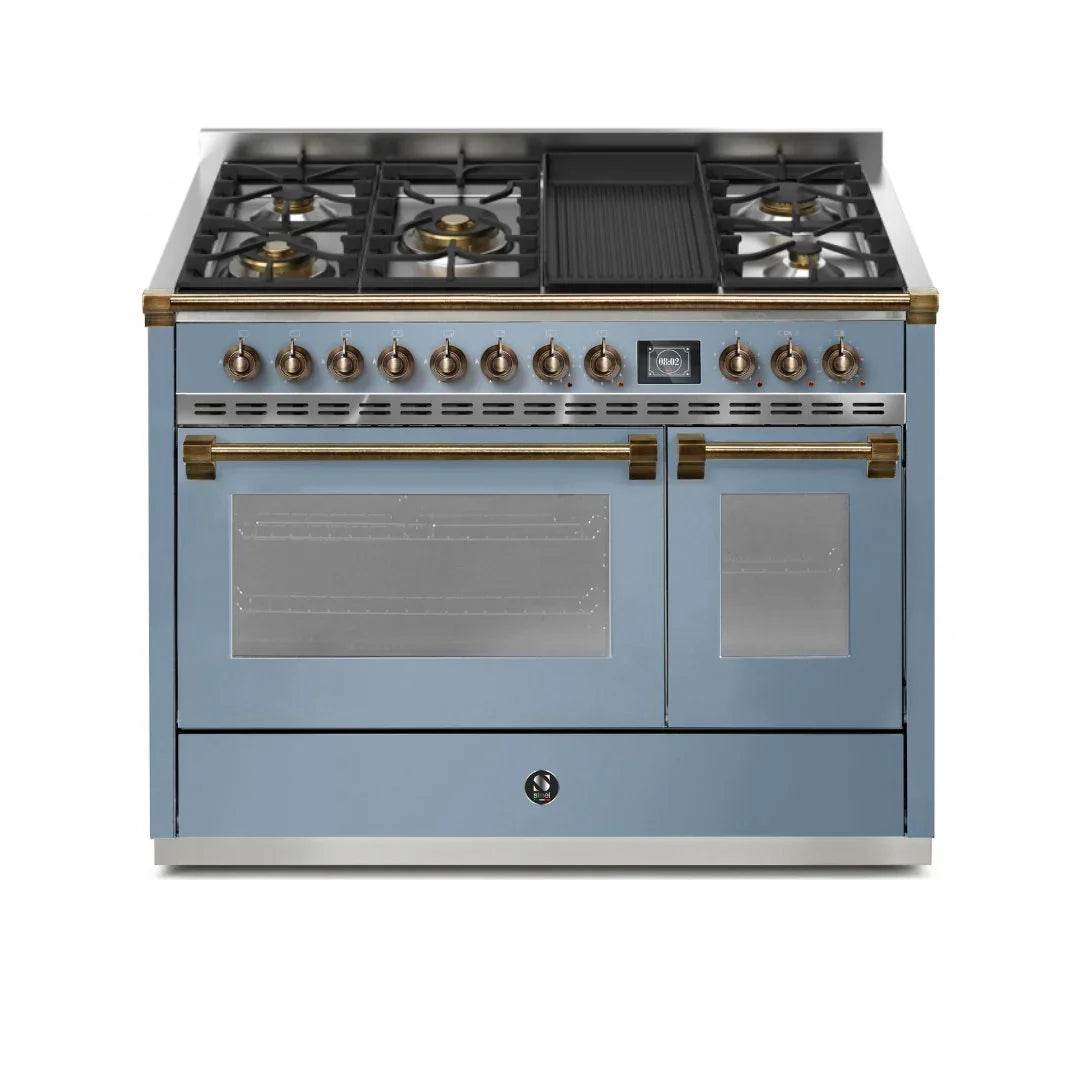 STEEL Cucine Ascot 120 cm - 5 Burners - Gas Fuel - Carvers Interiors - Steel Cucine