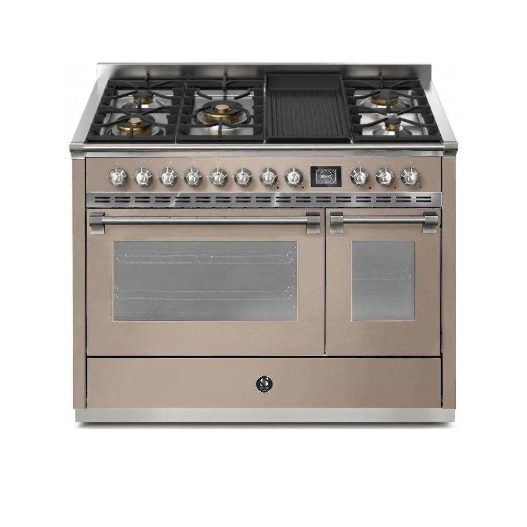STEEL Cucine Ascot 120 cm - 5 Burners - Gas Fuel - Carvers Interiors - Cookers and Bathroom Showroom Wolverhampton