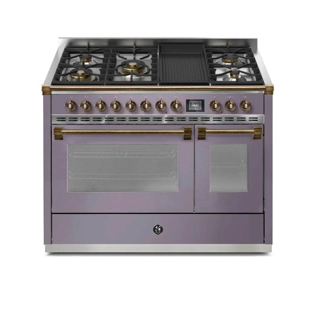 STEEL Cucine Ascot 120 cm - 5 Burners - Gas Fuel - Carvers Interiors - Steel Cucine