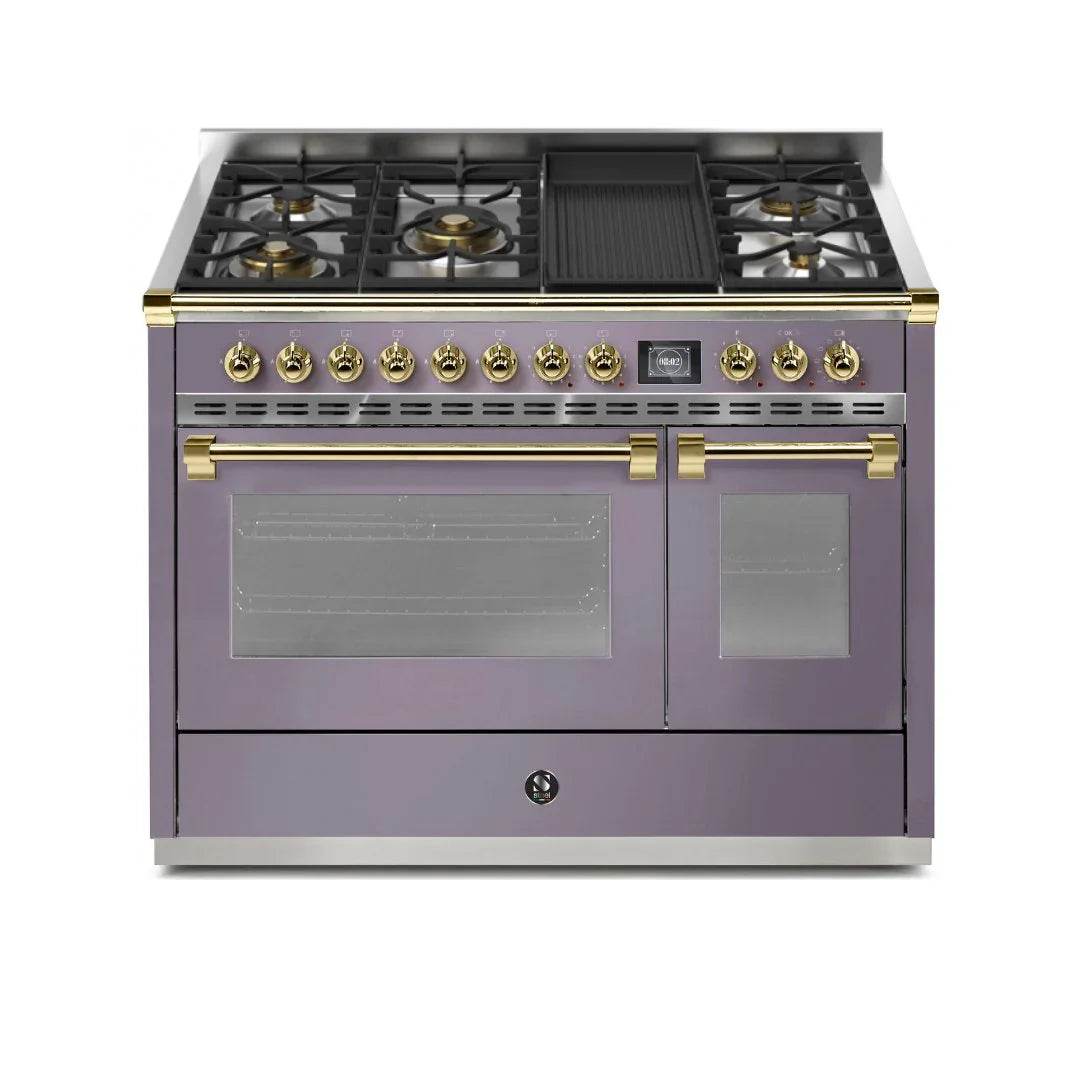 STEEL Cucine Ascot 120 cm - 5 Burners - Gas Fuel - Carvers Interiors - Steel Cucine