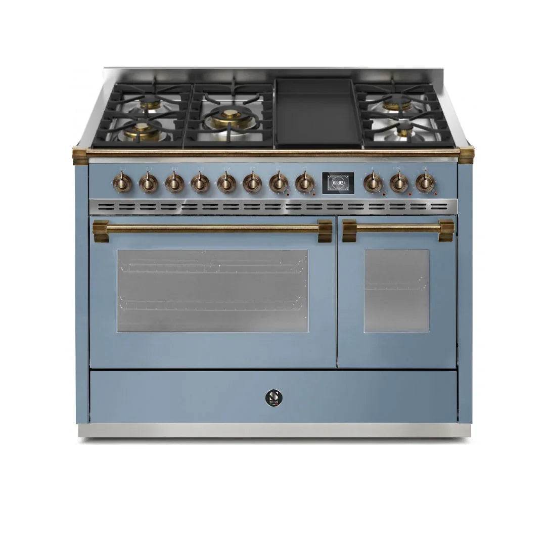 STEEL Cucine Ascot 120 cm - 5 Burners - Gas Fuel - Carvers Interiors - Steel Cucine