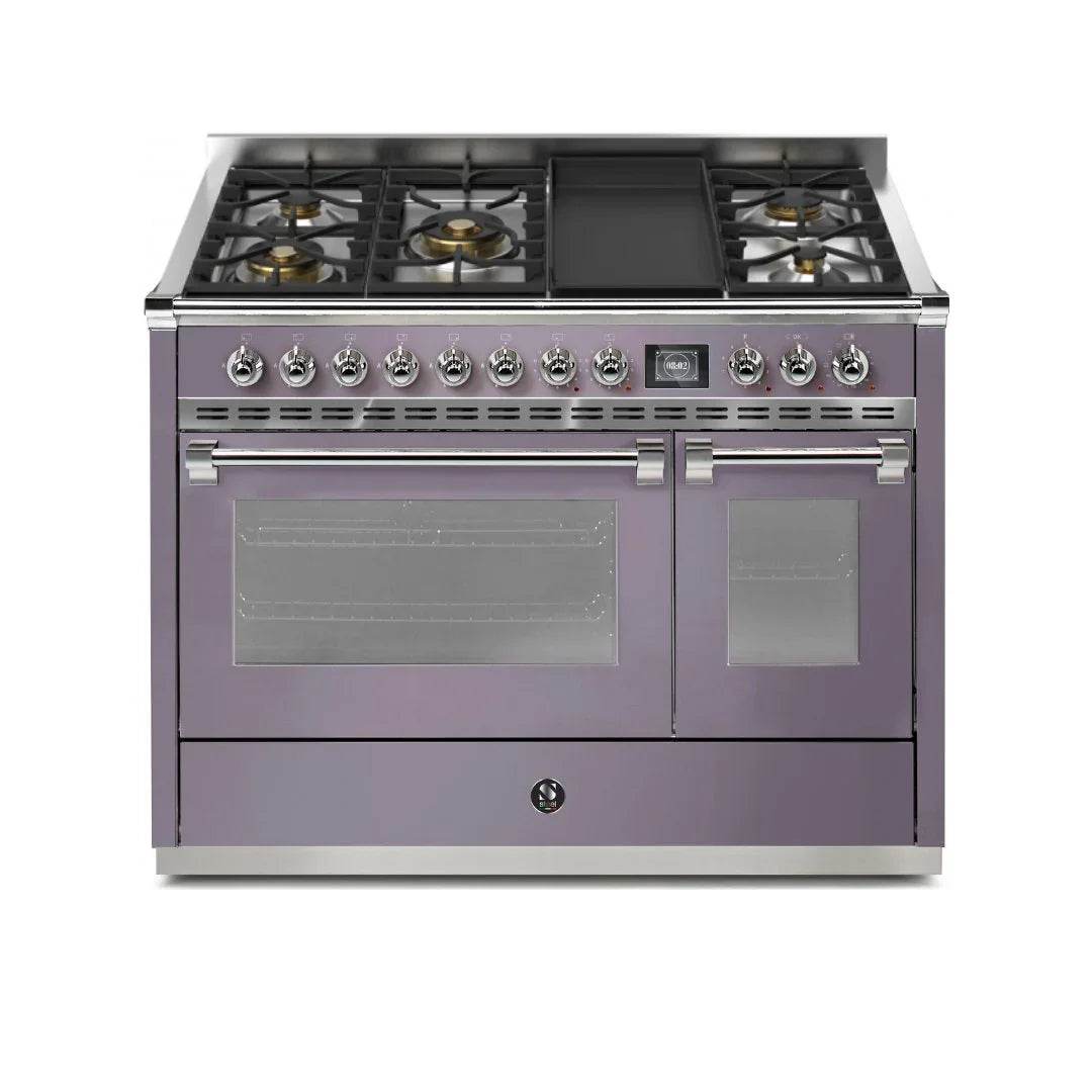 STEEL Cucine Ascot 120 cm - 5 Burners - Gas Fuel - Carvers Interiors - Cookers and Bathroom Showroom Wolverhampton