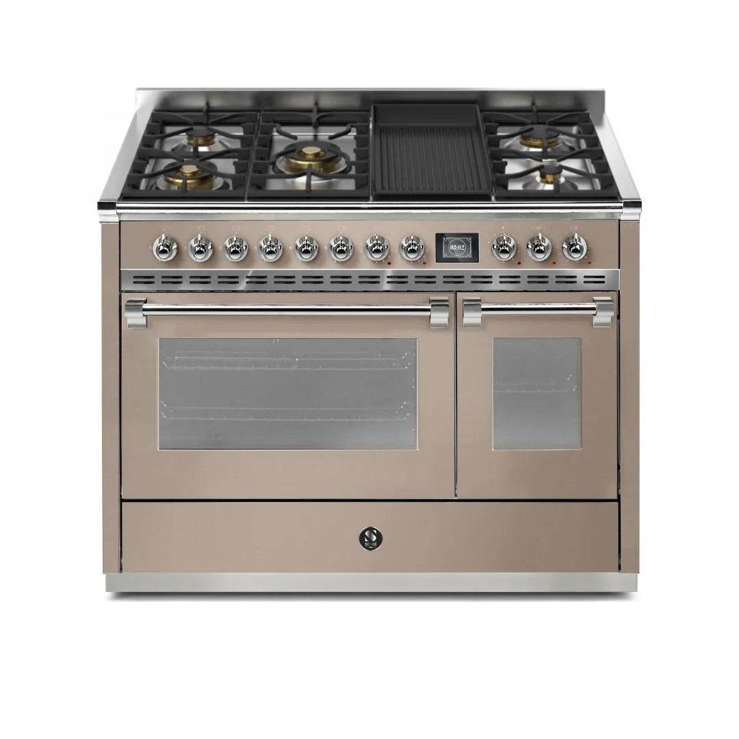 STEEL Cucine Ascot 120 cm - 5 Burners - Gas Fuel - Carvers Interiors - Cookers and Bathroom Showroom Wolverhampton
