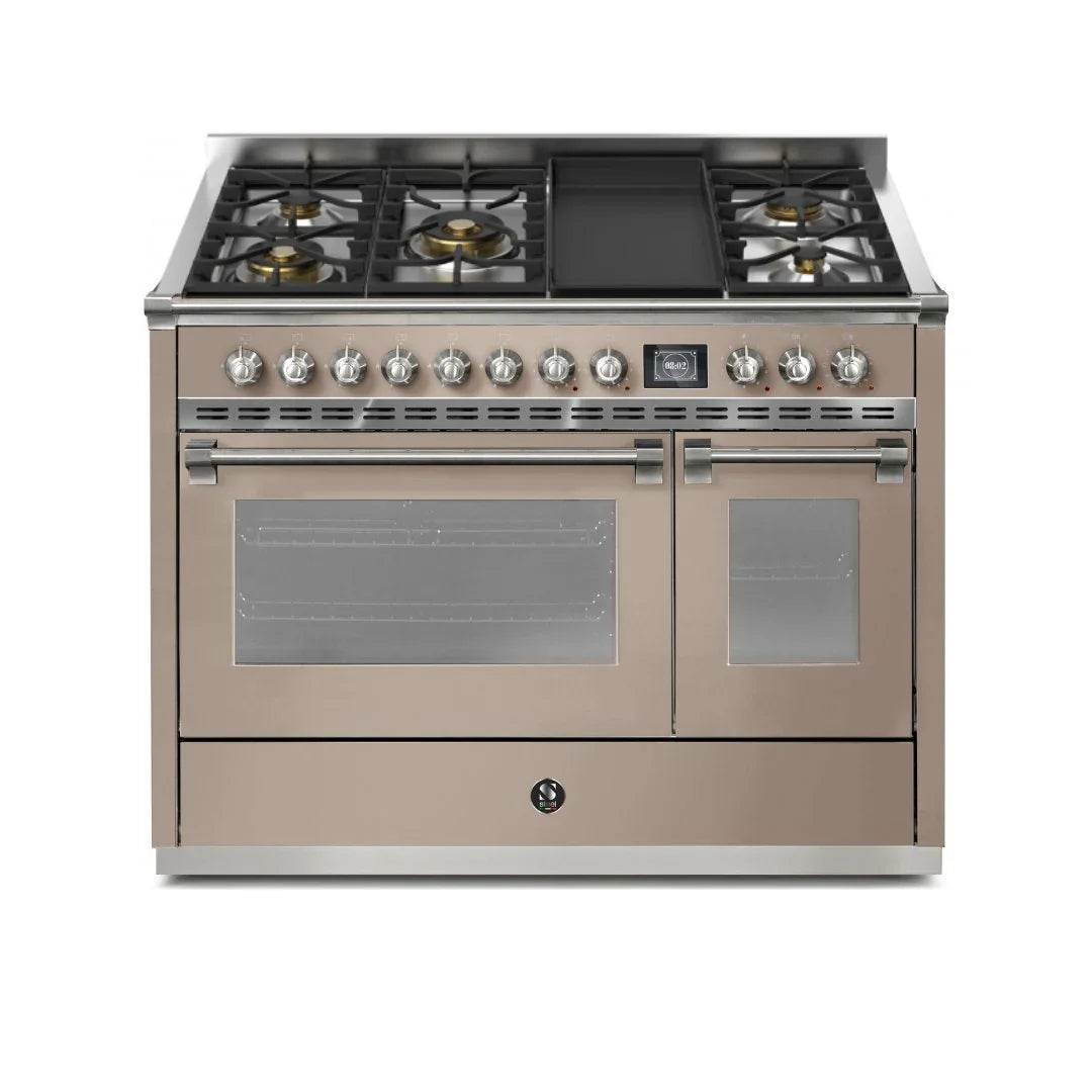 STEEL Cucine Ascot 120 cm - 5 Burners - Gas Fuel - Carvers Interiors - Cookers and Bathroom Showroom Wolverhampton