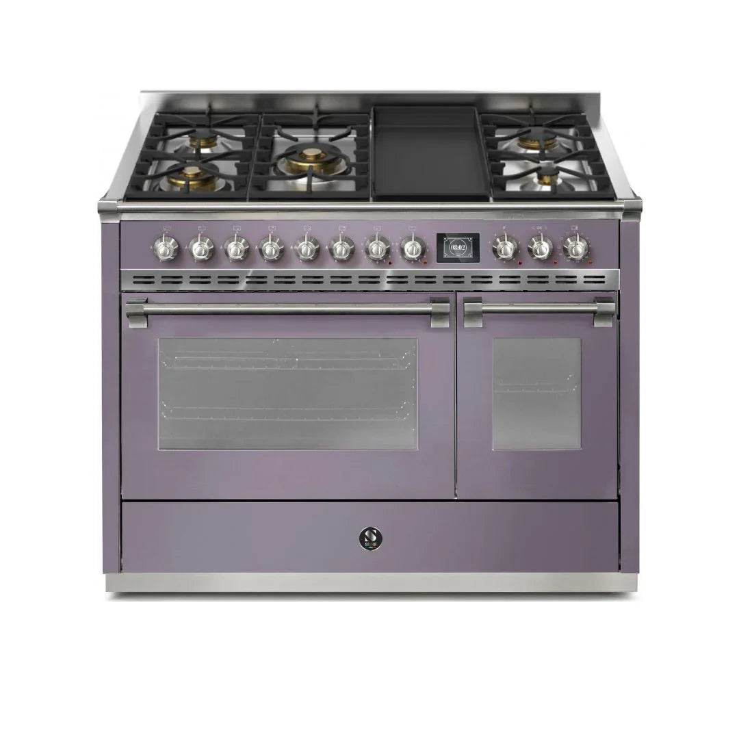 STEEL Cucine Ascot 120 cm - 5 Burners - Gas Fuel - Carvers Interiors - Cookers and Bathroom Showroom Wolverhampton