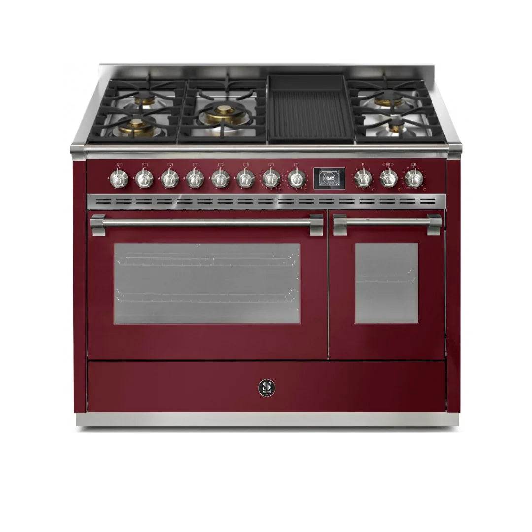 STEEL Cucine Ascot 120 cm - 5 Burners - Gas Fuel - Carvers Interiors - Cookers and Bathroom Showroom Wolverhampton